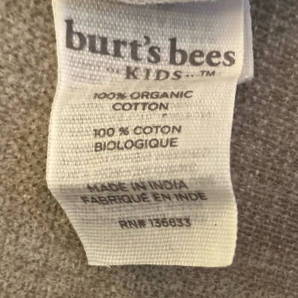 Burt's Bees 2-Pc Unisex LS Organic Cotton Pajama Set, Multi - Size 2T (GUC) - Picture 7 of 7